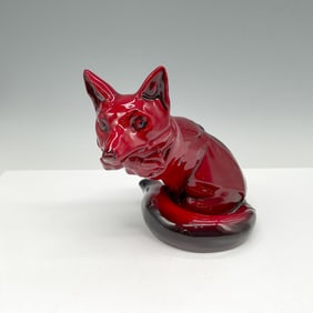 Royal Doulton Flambe Figurine, Fox in Hunting Dress - HN100