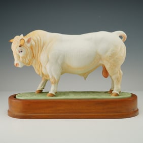 Royal Worcester Figurine, Charolais Bull