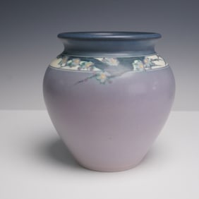 Rookwood Pottery Hand Painted Vellum Vase