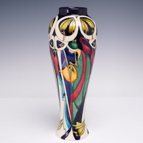 Moorcroft Pottery by Kerry Goodwin Vase, Fair Lady