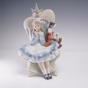 Lladro Porcelain Figurine, Alice in Wonderland 1008350
