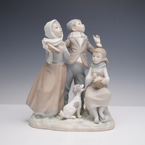 Lladro Porcelain Figurine, Christmas Carols 1011239