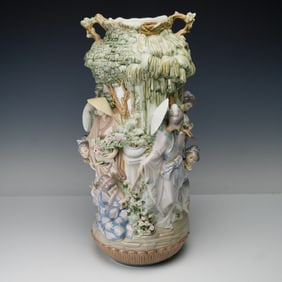 Lladro Porcelain Limited Edition Japanese Vase 01001536