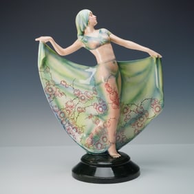 Goldscheider Lorenzl Art Deco Dancer Figurine