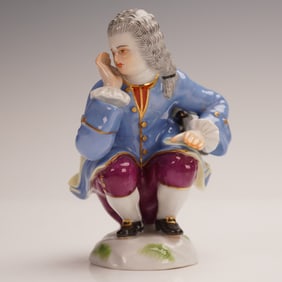 Meissen Porcelain Figurine, Dukatenmacher