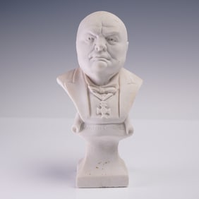 Mid Century Ceramic Sir Winston Churchill Bust