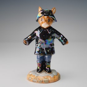 Royal Doulton Prototype Colorway Bunnykins, Rainy Days DB147