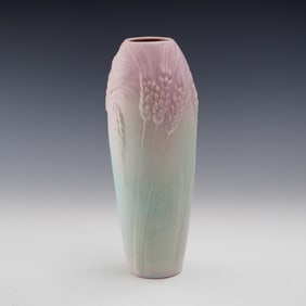 Weller Pottery Wheat Vase in Pastel Glaze