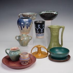 12pc American Studio and Art Pottery Collections- Merritt Island + More