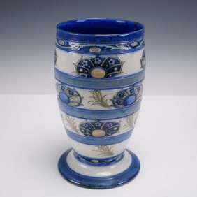 Moorcroft Banded Peacock Vase