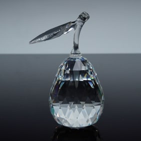 Swarovski Crystal Figurine, Pear