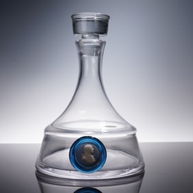 Wedgwood Crystal Medallion Decanter with Stopper