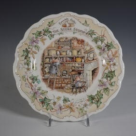 Royal Doulton Brambly Hedge The Store Stump Collector Plate