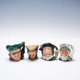 4pc Royal Doulton Character Jugs, Legends of Literature and Folklore