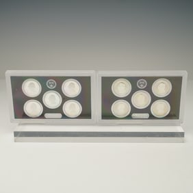 2pc U.S. Mint Quarter Proof Sets 2018 and 2019