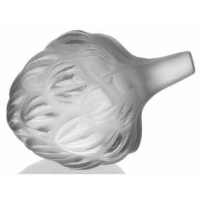 Lalique Crystal Paperweight, Artichaut, Sealed Box