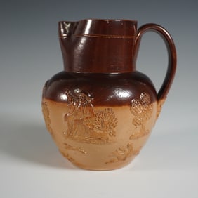 Royal Doulton Stoneware Hunting Scene Pitcher