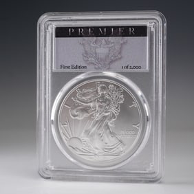 2019 American Silver Eagle Dollar Coin PCGS Graded MS 70