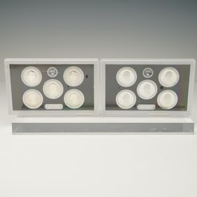 2pc U.S. Proof Quarter Sets 2018 and 2019