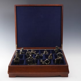 Franklin Mint Pewter Figurine Collection The People of Colonial America
