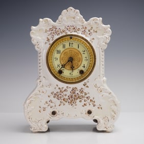 Waterbury Porcelain Mantel Clock