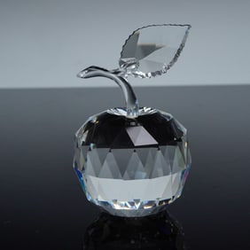 Swarovski Crystal Figurine, Apple