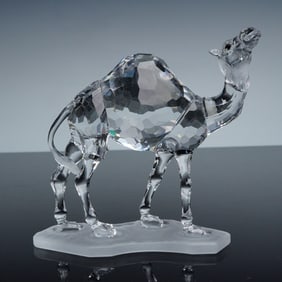 Swarovski Silver Crystal Figurine, Camel