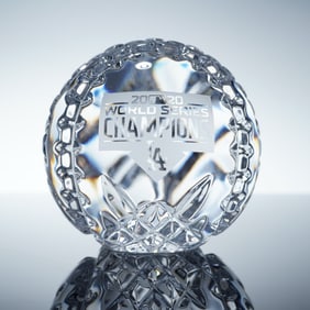 Waterford Crystal Baseball, 2020 World Series Champions Los Angeles Dodgers