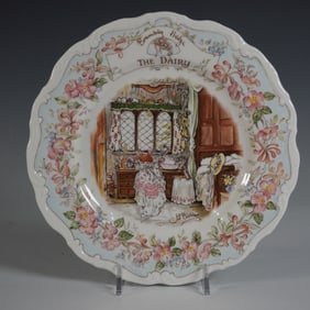 Royal Doulton Brambly Hedge The Dairy Collector Plate