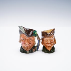 2pc Royal Doulton Character Jugs, Robin Hood