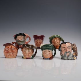 Royal Doulton Lot of 7 Mini Jugs