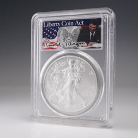 2012 American Silver Eagle Dollar Coin PCGS Graded MS 70