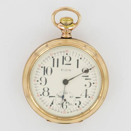 Elgin Pocket Watch Gold Filled 15j 12s Grade 315