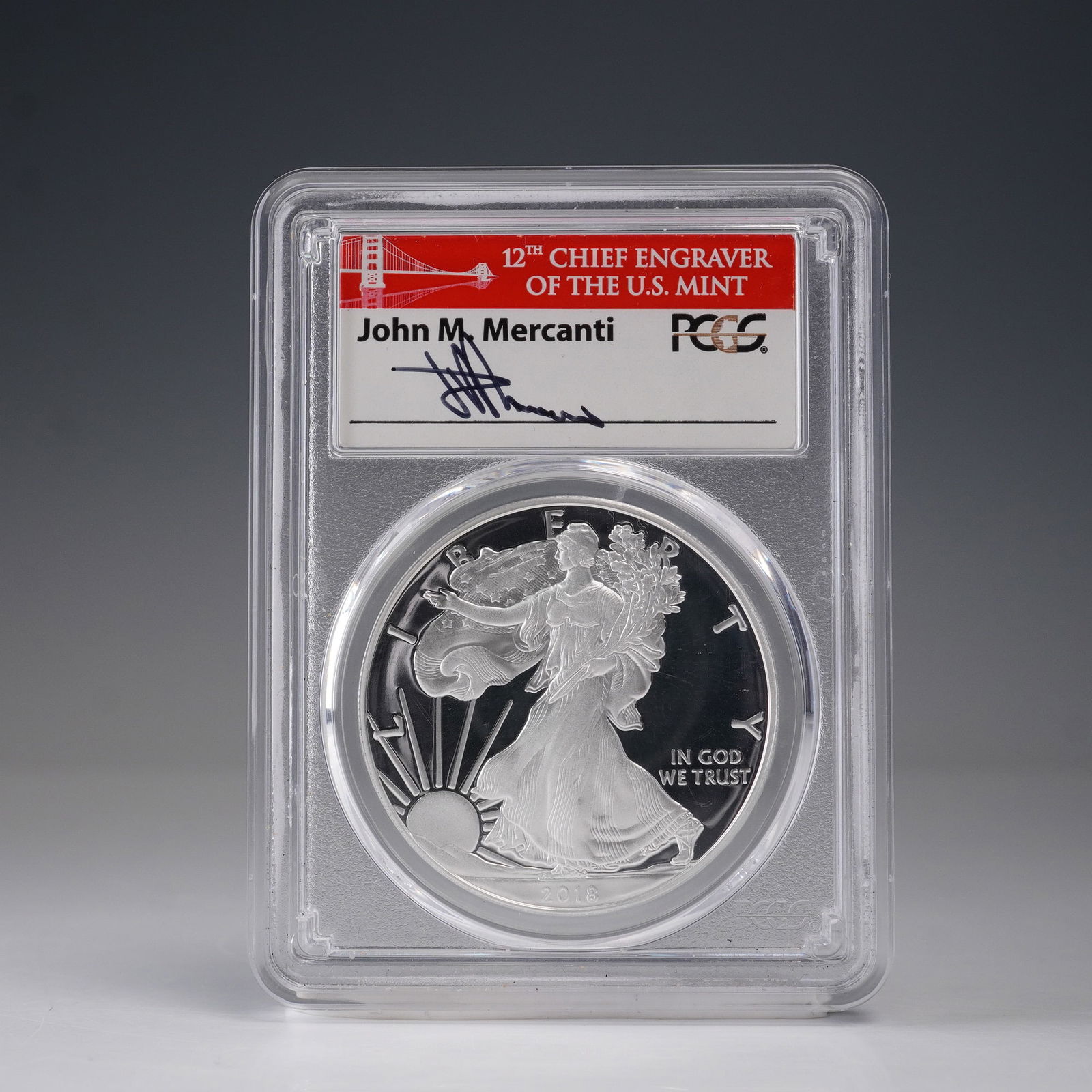 2018-S American Silver Eagle Dollar Coin PCGS Graded PR 70 (1 of 4)