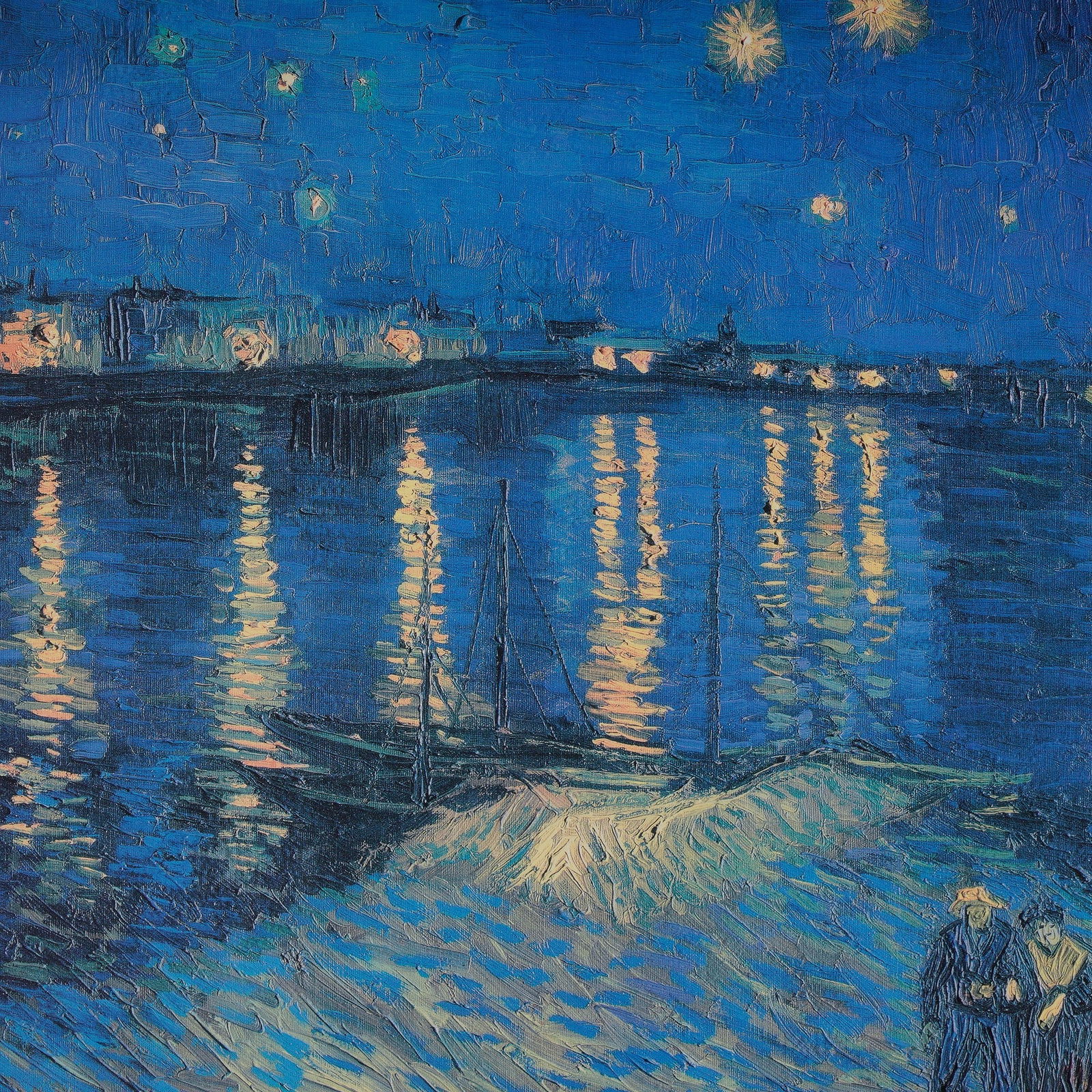 Framed Vincent van Gogh Night Stars Poster Print (1 of 3)