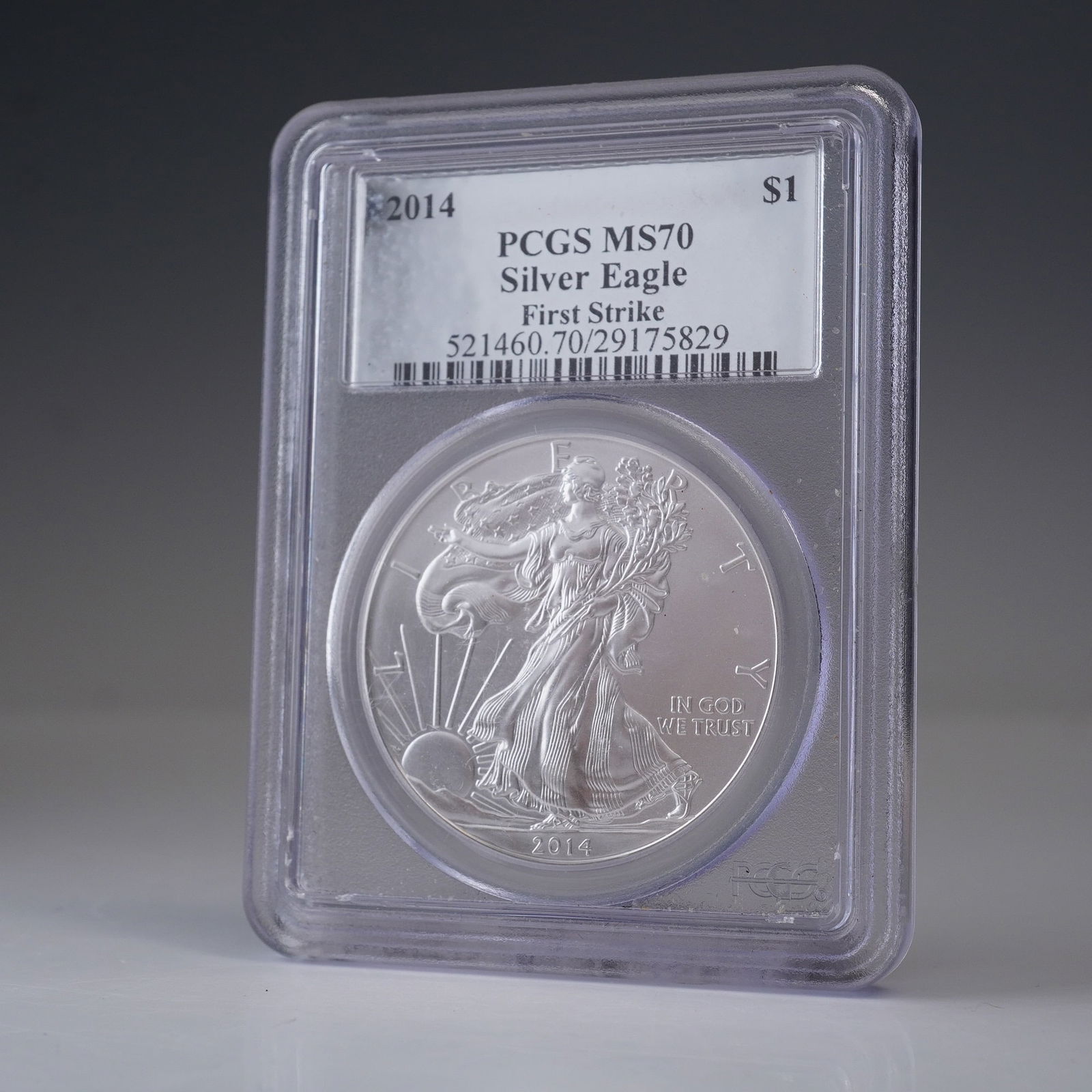 2014 American Silver Eagle Type 1 PCGS Graded MS 70 (1 of 4)