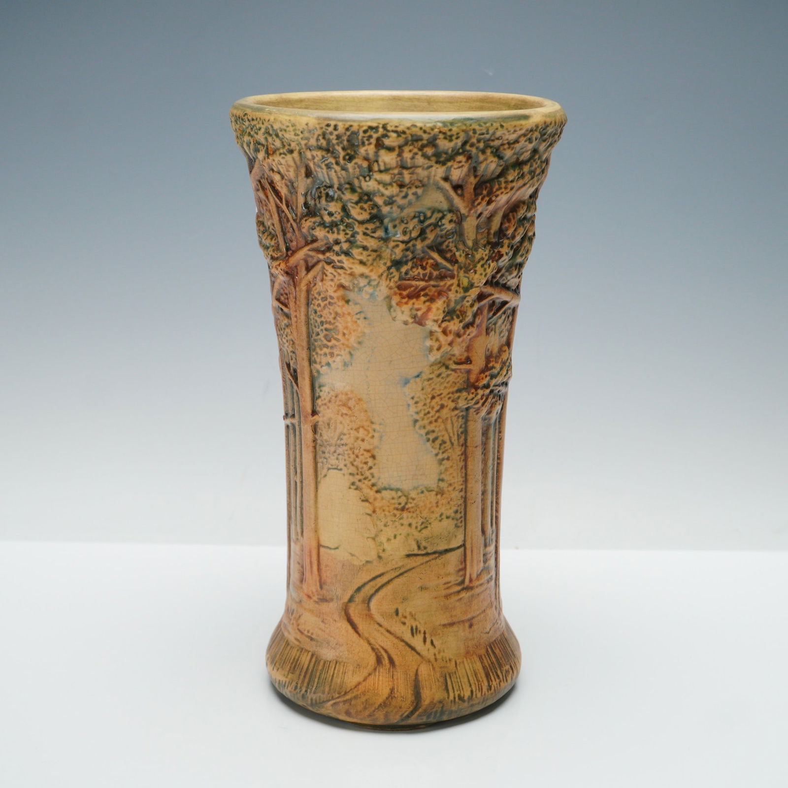 Weller Pottery Forest Scene Vase (1 of 3)