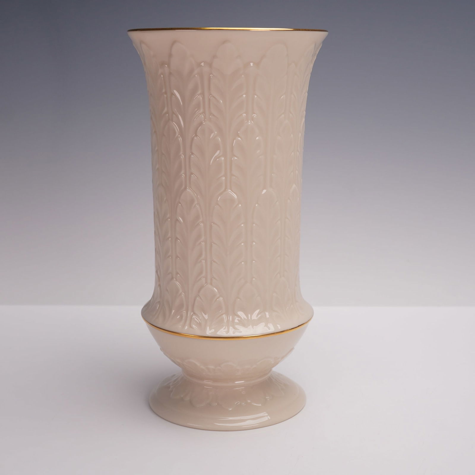 Lenox China 24K Gold and Porcelain Vase, Autumn Leaf (1 of 3)