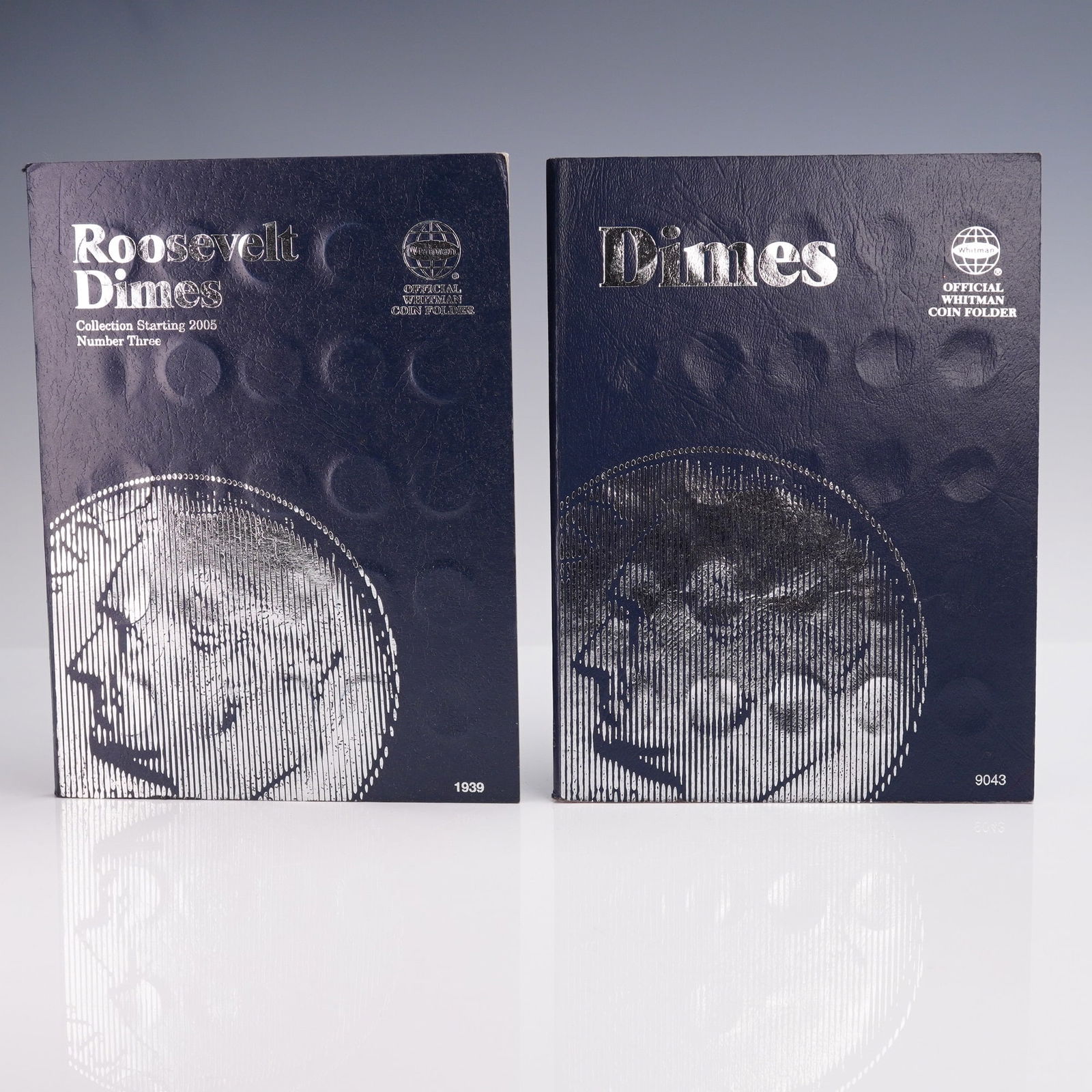 2pc Whitman U.S. Dime Coins Folder Collection (1 of 3)