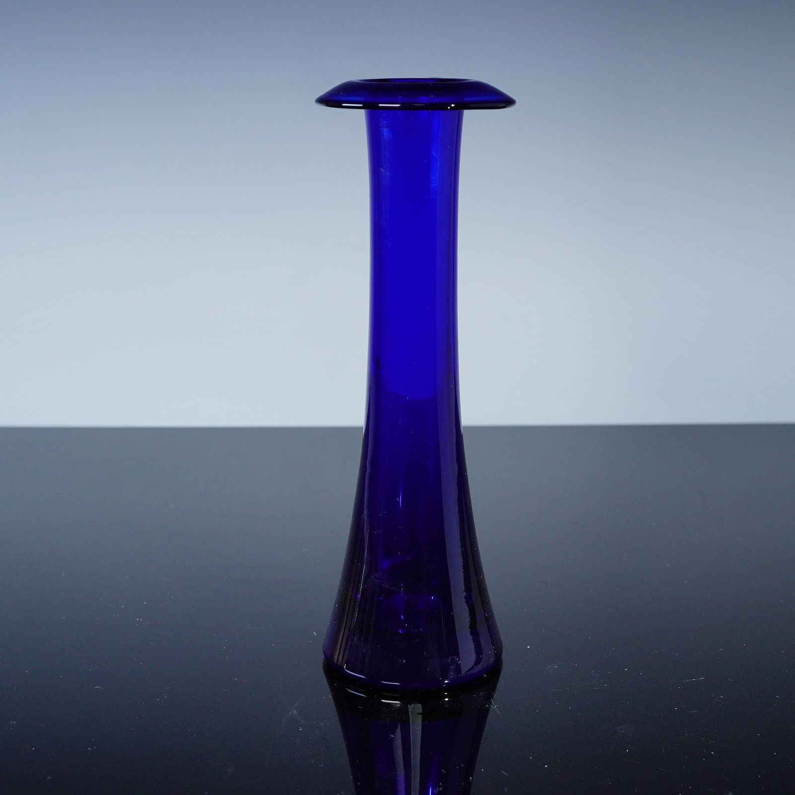 Elsa Peretti for Tiffany and Co Cobalt Blue Glass Vase (1 of 5)