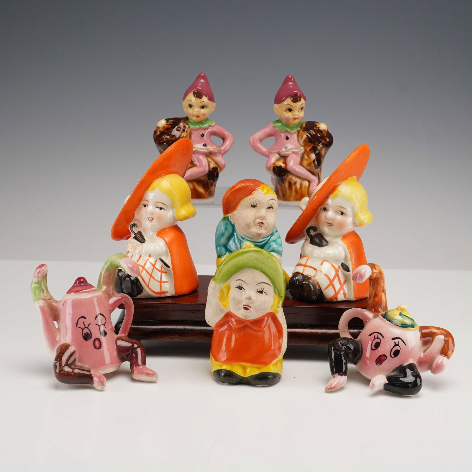 8pc Ceramic Novelty Salt and Pepper Shakers (1 of 10)