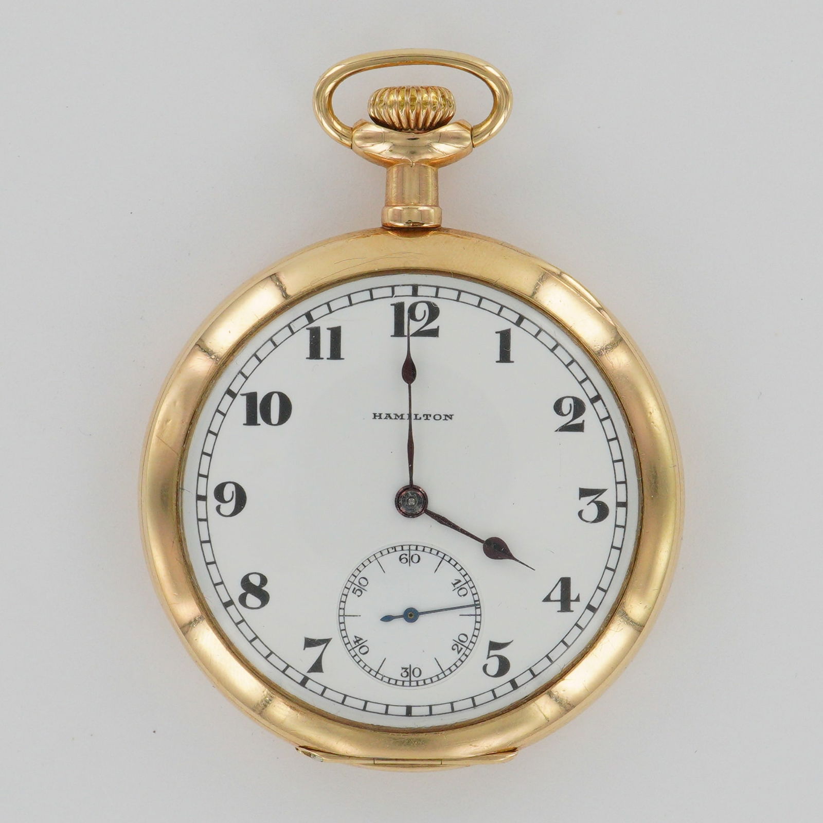 Hamilton Watch Co. 910 12S Pocket Watch (1 of 6)