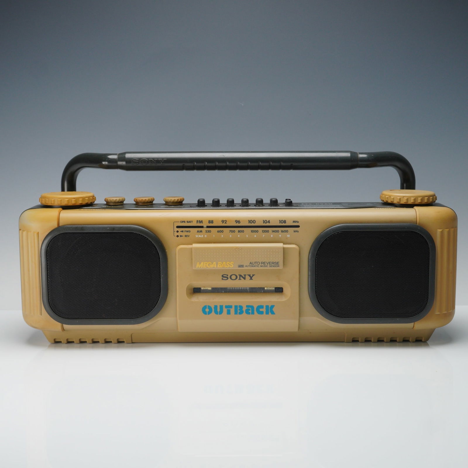 Sony Mega Bass Radio Cassette-Corder, CFS-D960 Outback Edition (1 of 6)