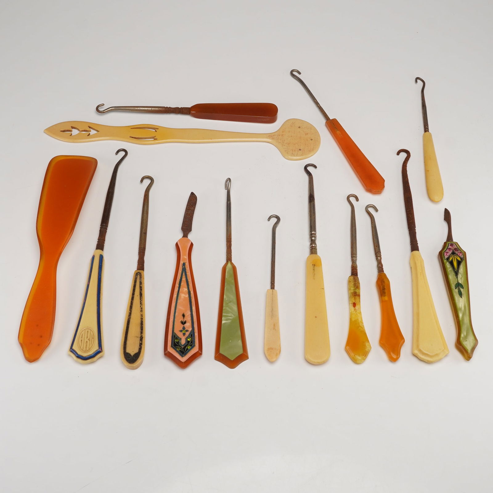 15pc Celluloid and Metal Vanity Tool Collection (1 of 4)