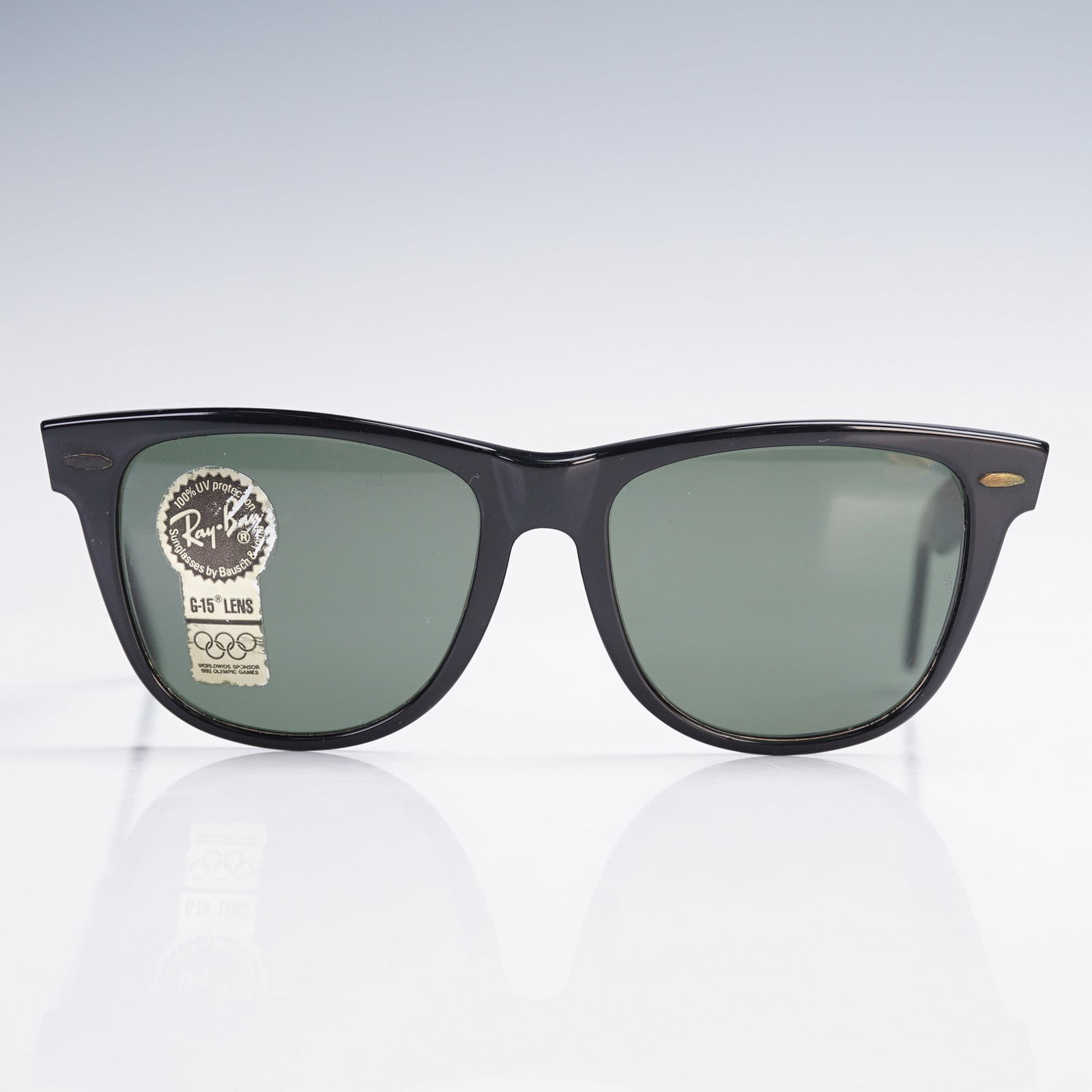 Ray-Ban Wayfarer II Sunglasses, Black Frame with G-15 Lens (1 of 6)
