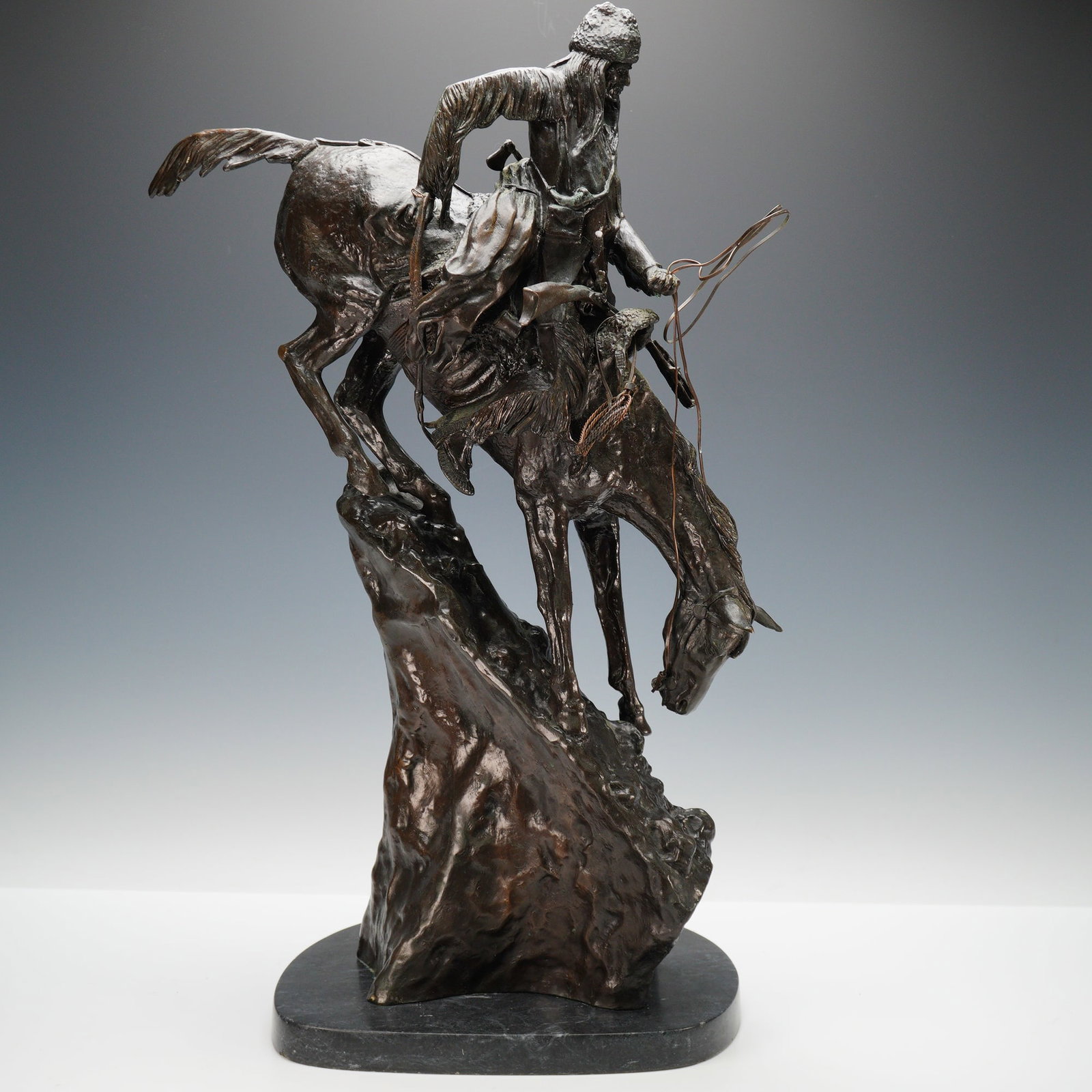 Bronze Sculpture, Mountain Man after Frederic Remington (1861-1909) (1 of 10)