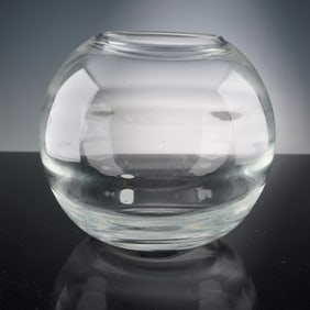 Tiffany & Co Crystal Globe Vase