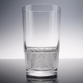 Lalique Crystal Flat Tumbler, Flammes