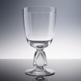 Lalique Crystal Wine Glass, Bellini