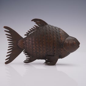 Indian Brass Articulated Fish